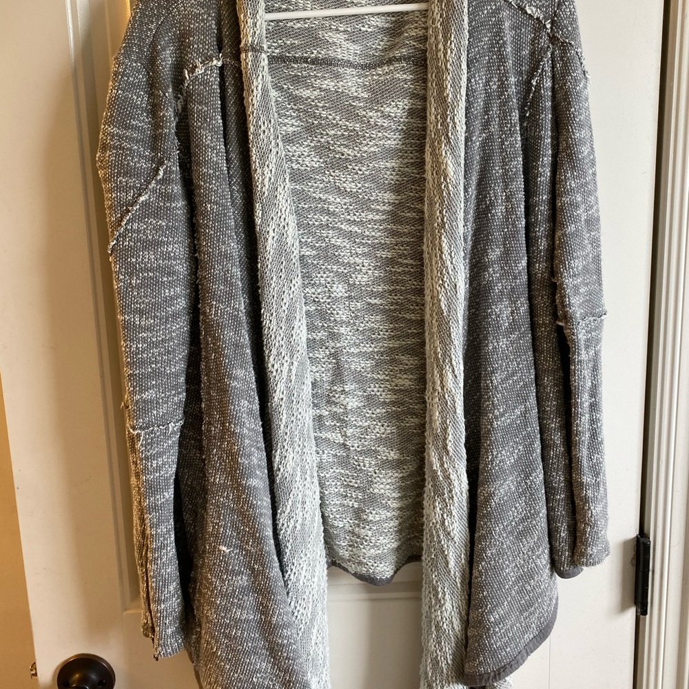 Free People Grey Cardigan